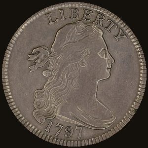 Draped Bust large cent, Extremely Fine (EF/XF-40 to 45)