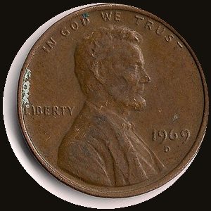 Lincoln cent, Fine (F-12 to F-15)
