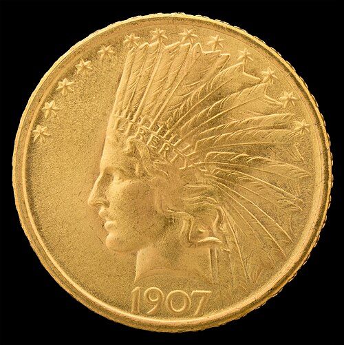 Obverse of a Eagle ($10).