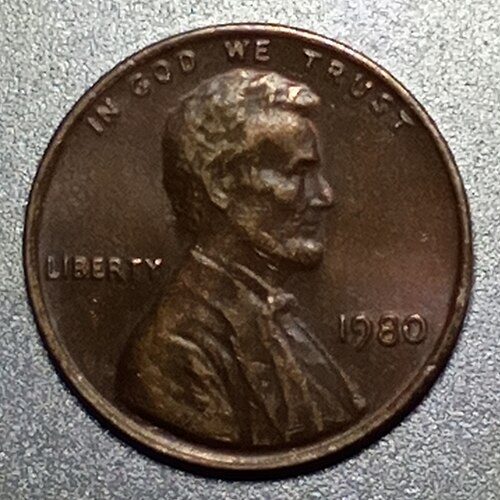 Obverse of a Lincoln Memorial Cent.